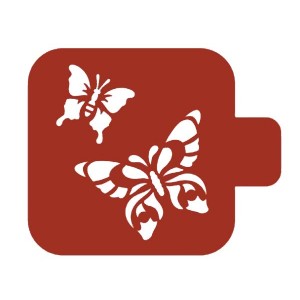 Трафарет М9Фн-010 "Две бабочки" Event Design, 9х9 см
